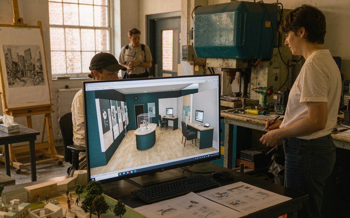ASTRO Annual Meeting booth rental – exhibit design review with the project manager