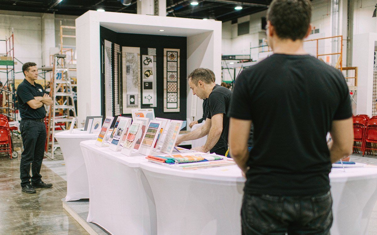 ATA Show booth rental – pre-show build check before the booth ships