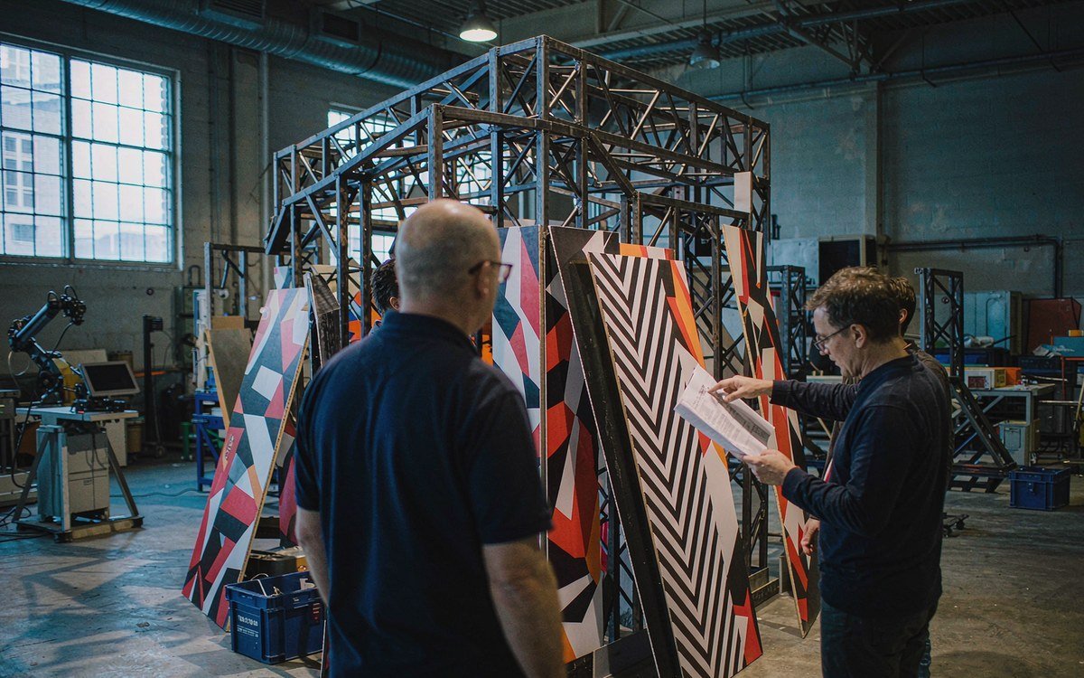 Automate booth rental – pre-show build check before the booth ships