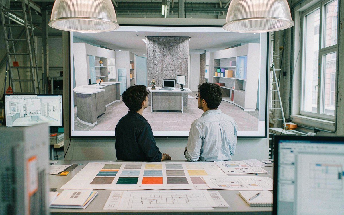 IMAGE Conference booth rental – exhibit design review with the project manager