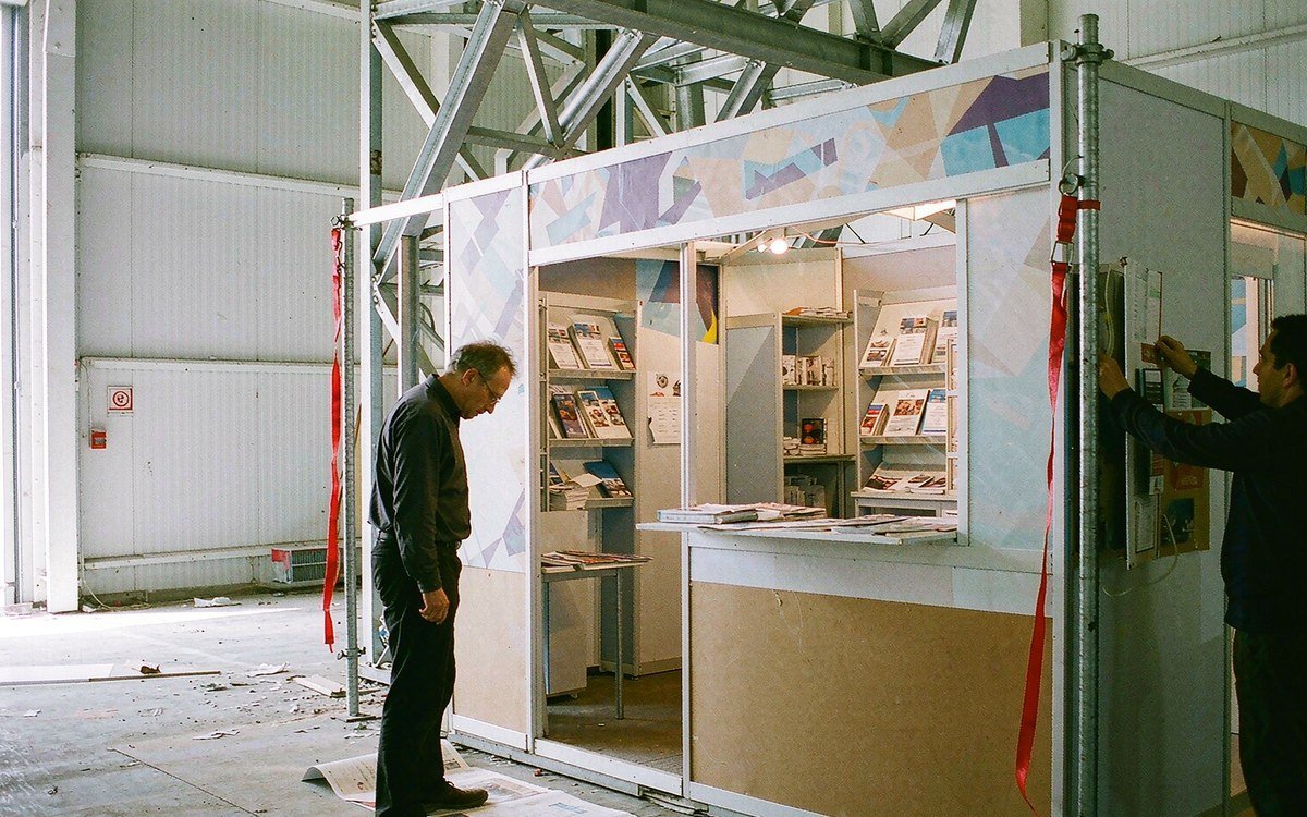 New York Travel and Adventure Show booth rental – pre-show build check before the booth ships