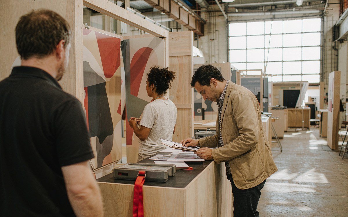 TMC Annual Meeting booth rental – pre-show build check before the booth ships
