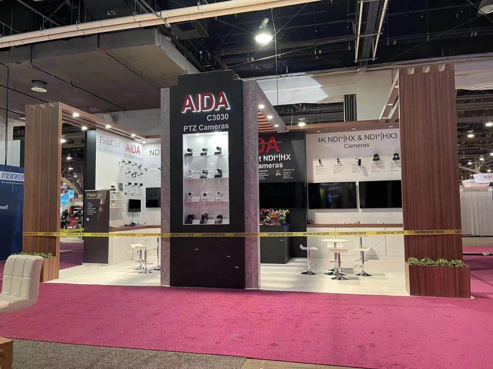 AIDA 20x30 trade show booth display at NAB 2023