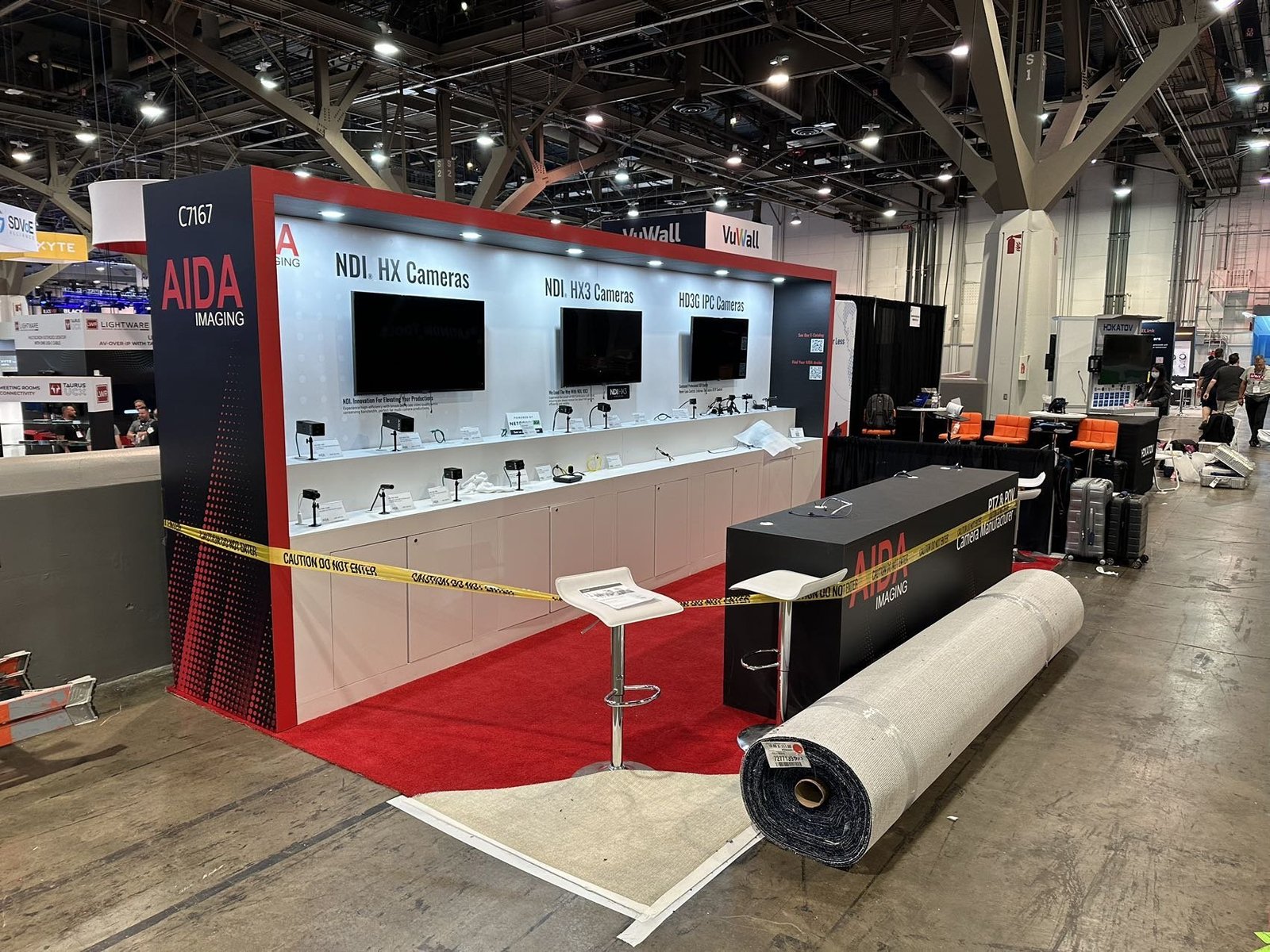 AIDA 10x20 InfoComm 2024 trade show booth display