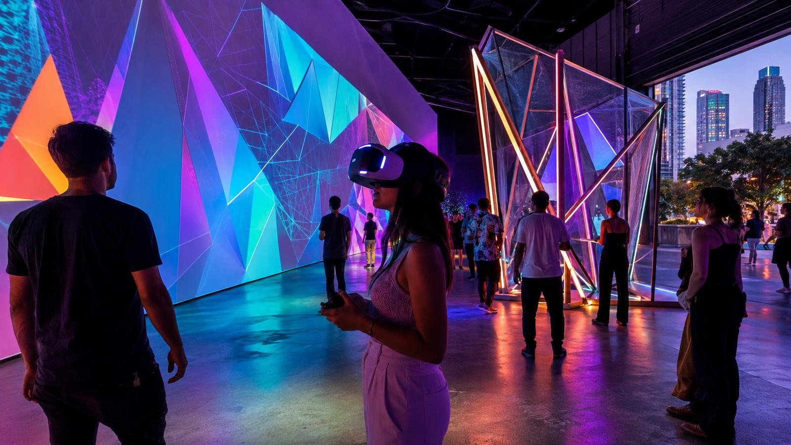 Immersive creative technology exhibition experience in Austin