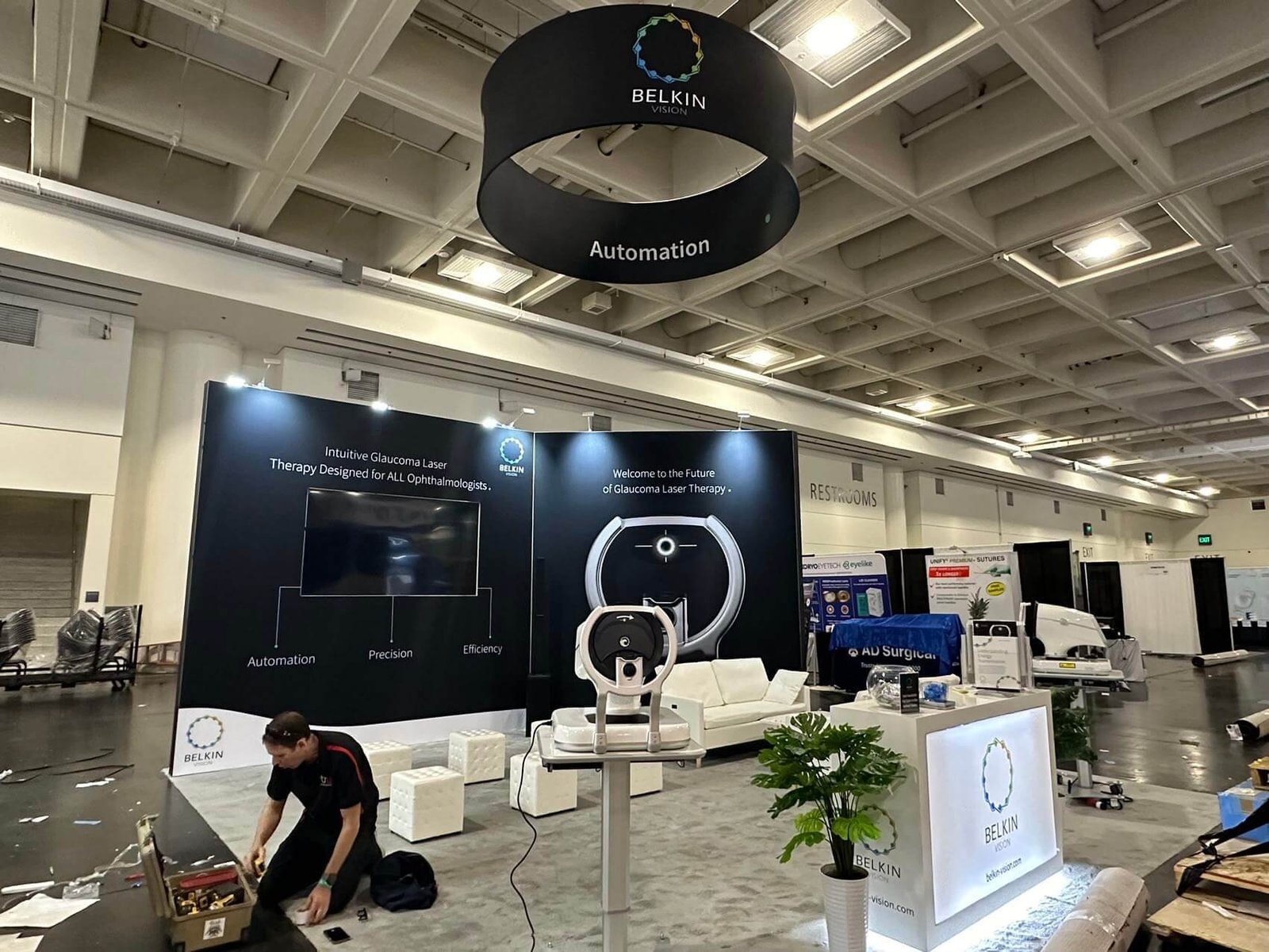 BELKIN 20'x20 trade show booth at AAO2023