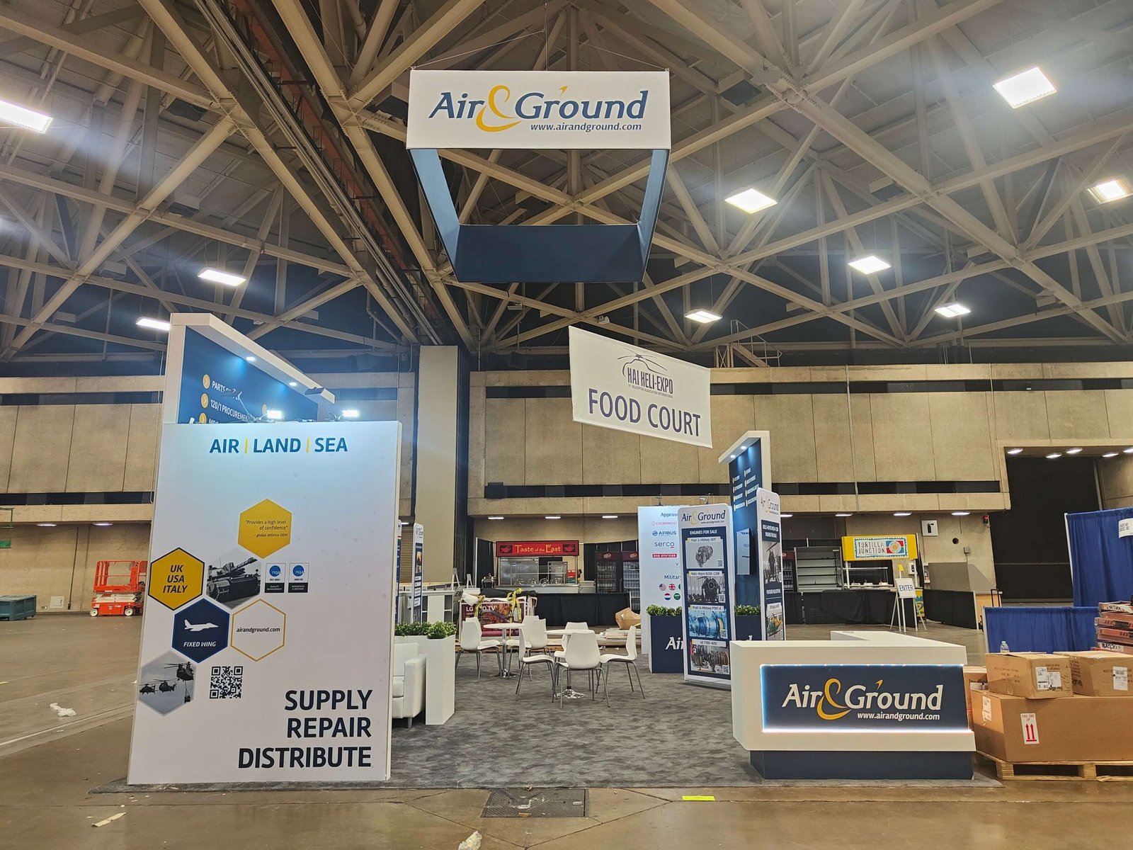 Air 20'x30 trade show booth at Heli expo2023