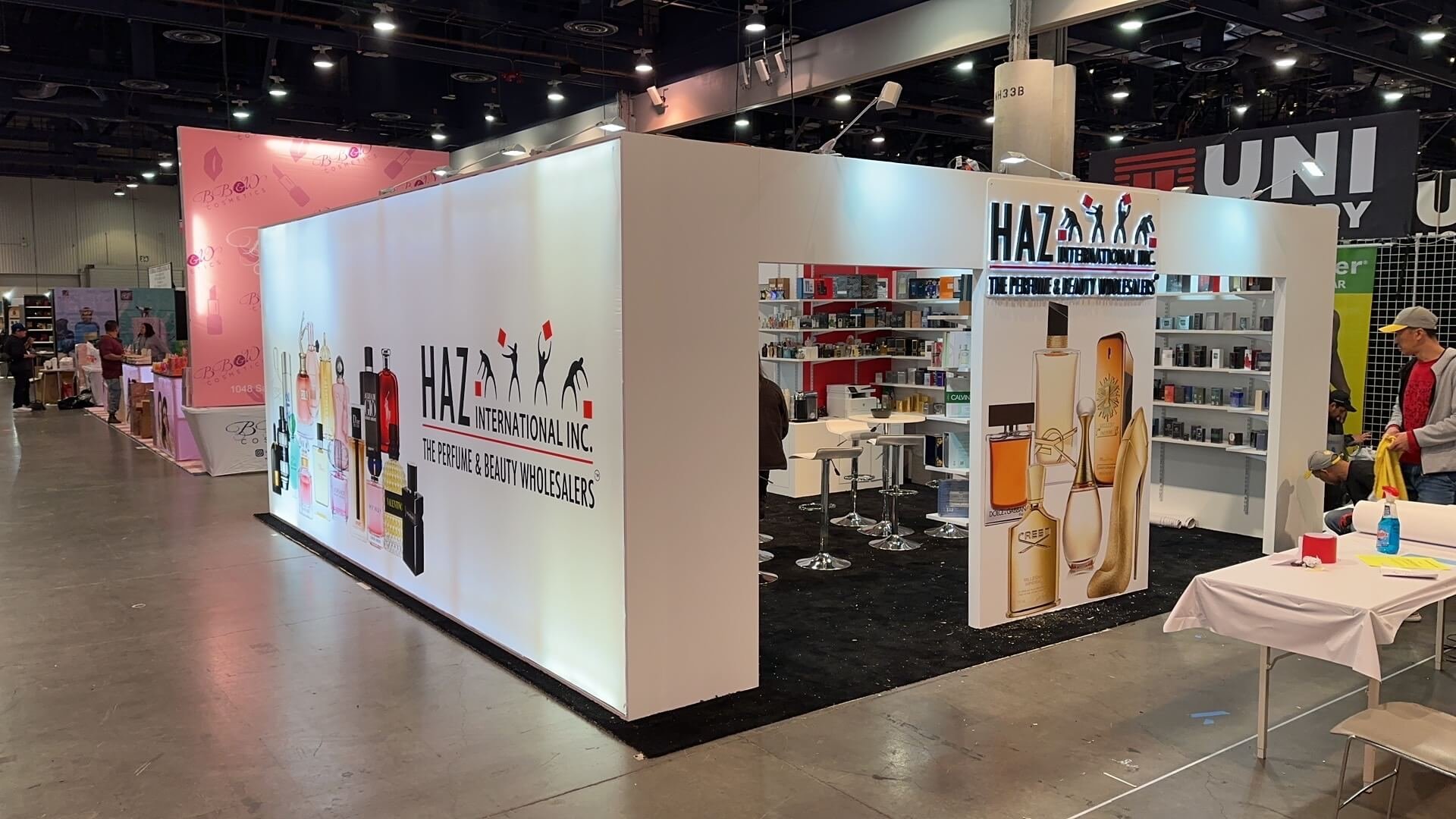 HAZ 20'x20 trade show booth at ASD 2023