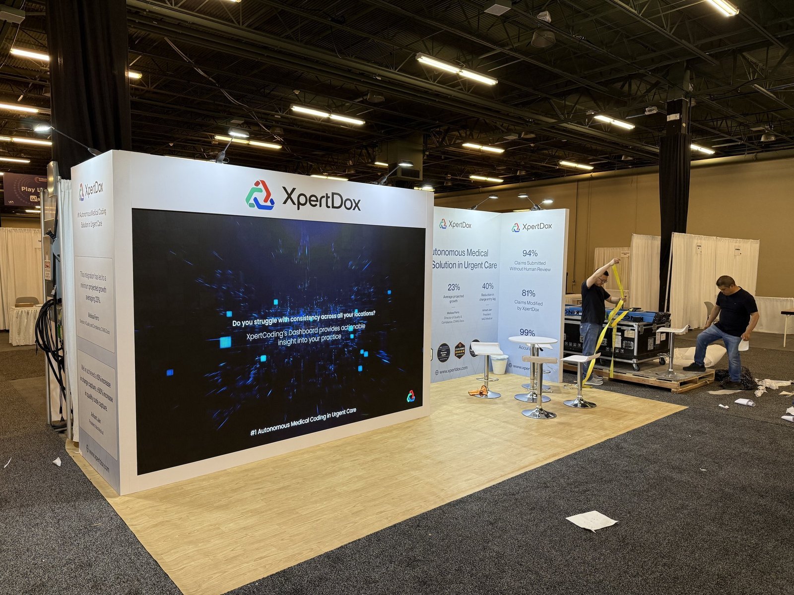 UCA Dallas 10x20 trade show booth at XpertDox 2025