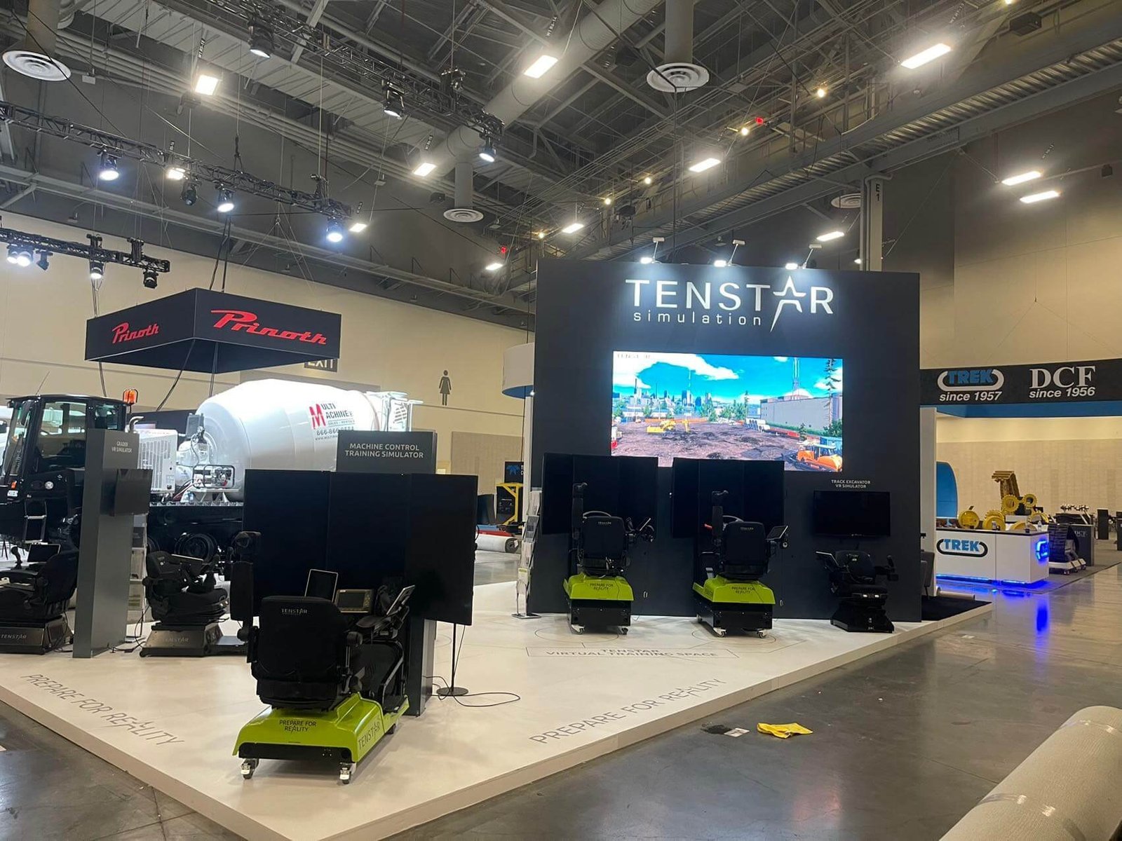 TENSTAR 20'x40 trade show booth at Conexpo2022
