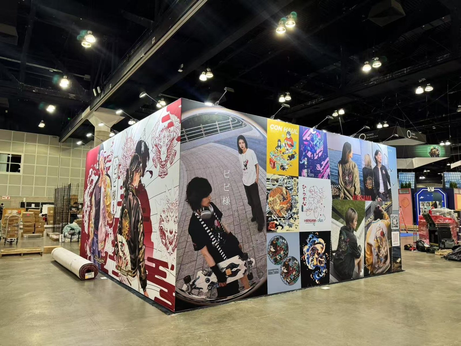 Bibisama 20x20 trade show booth at Anime Expo 2025
