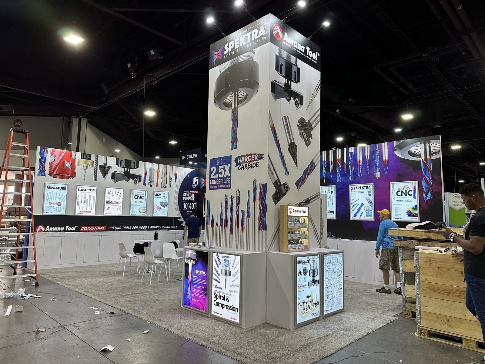 Amana 20'x30 trade show booth at IWF show2024