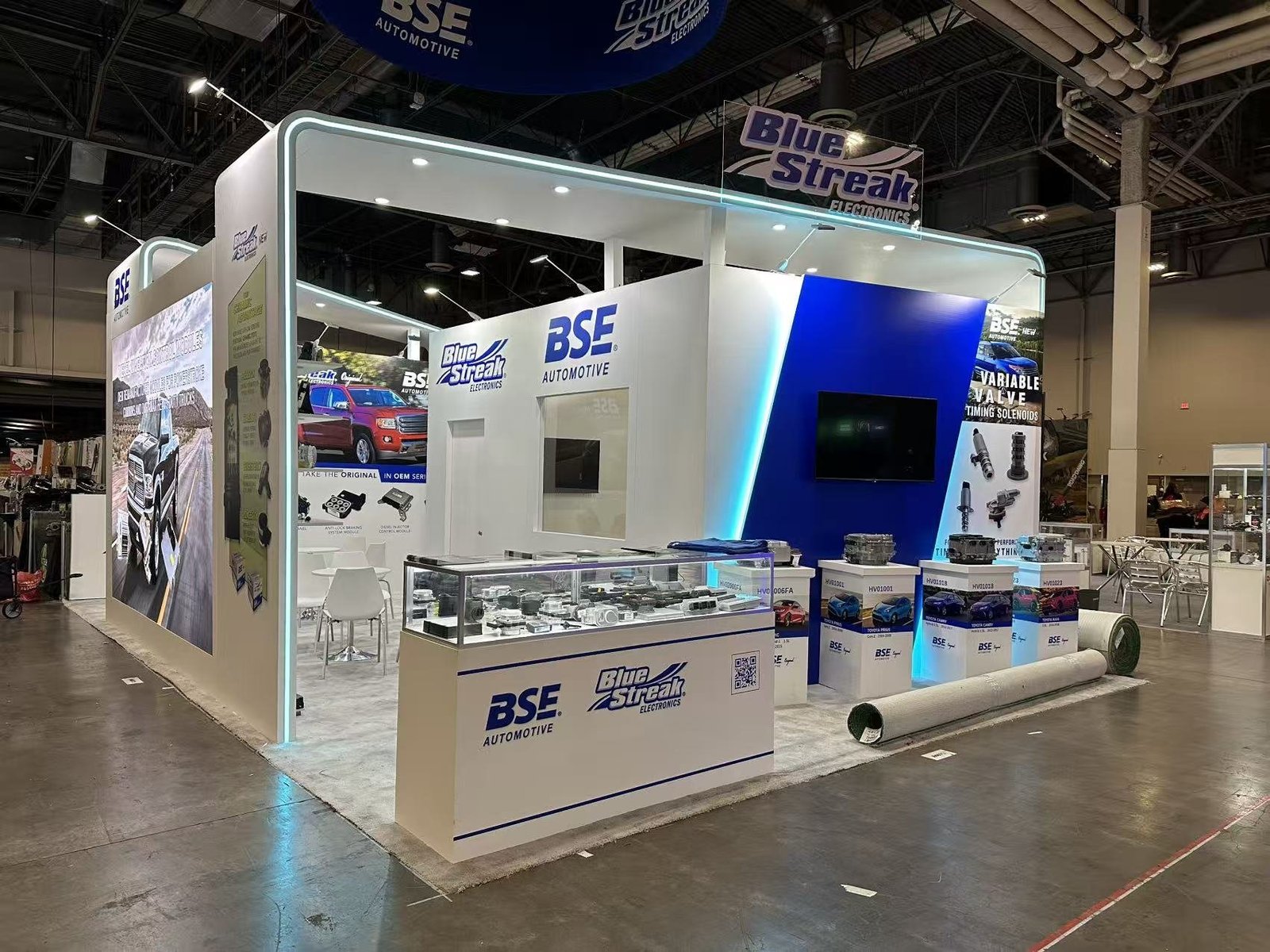 Blue Streak 20x30 trade show booth at AAPEX 2025