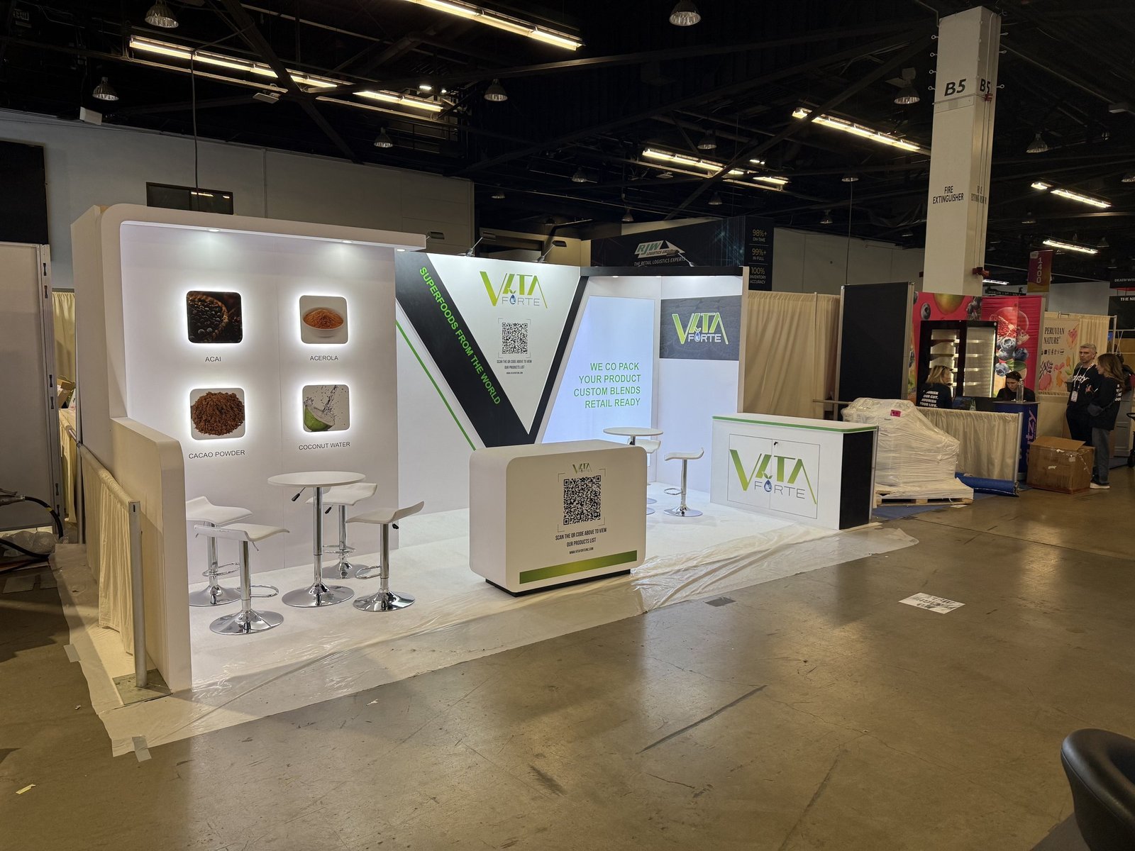 Vita Forte 10'x20 trade show booth at NPE 2025