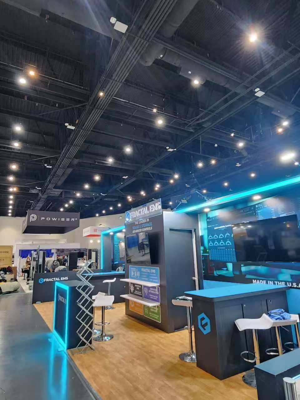 Fractal EMS 10'x30 trade show booth at IESNA2025