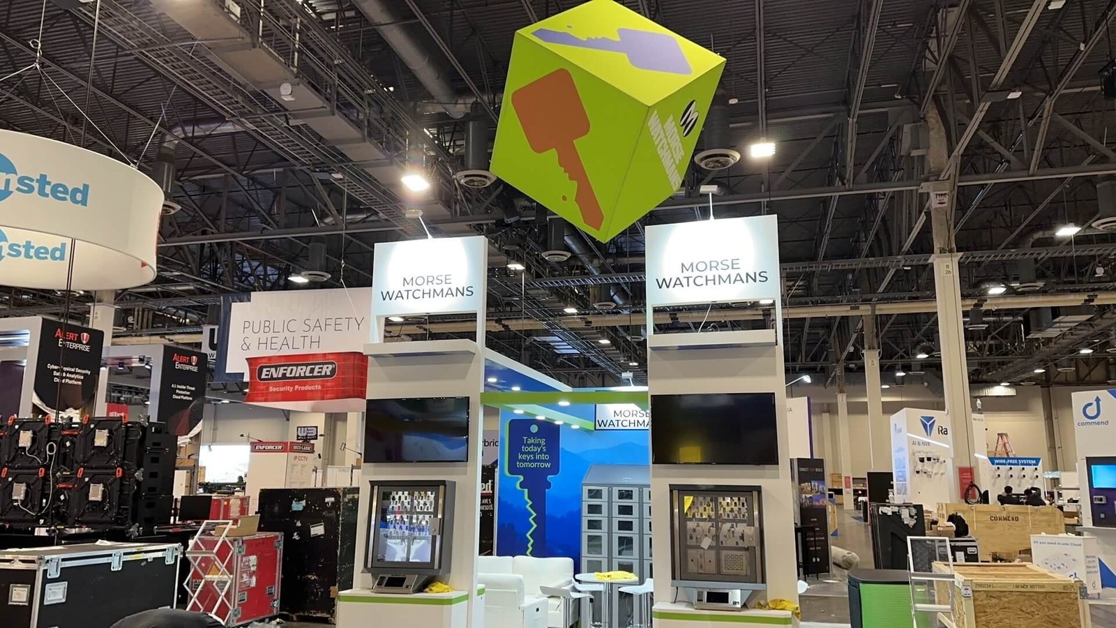 MORSE 20'x20 trade show booth at ISC West 2023