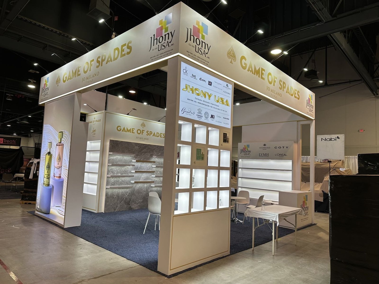 Jhony 20'x20 trade show booth at ASD 2024