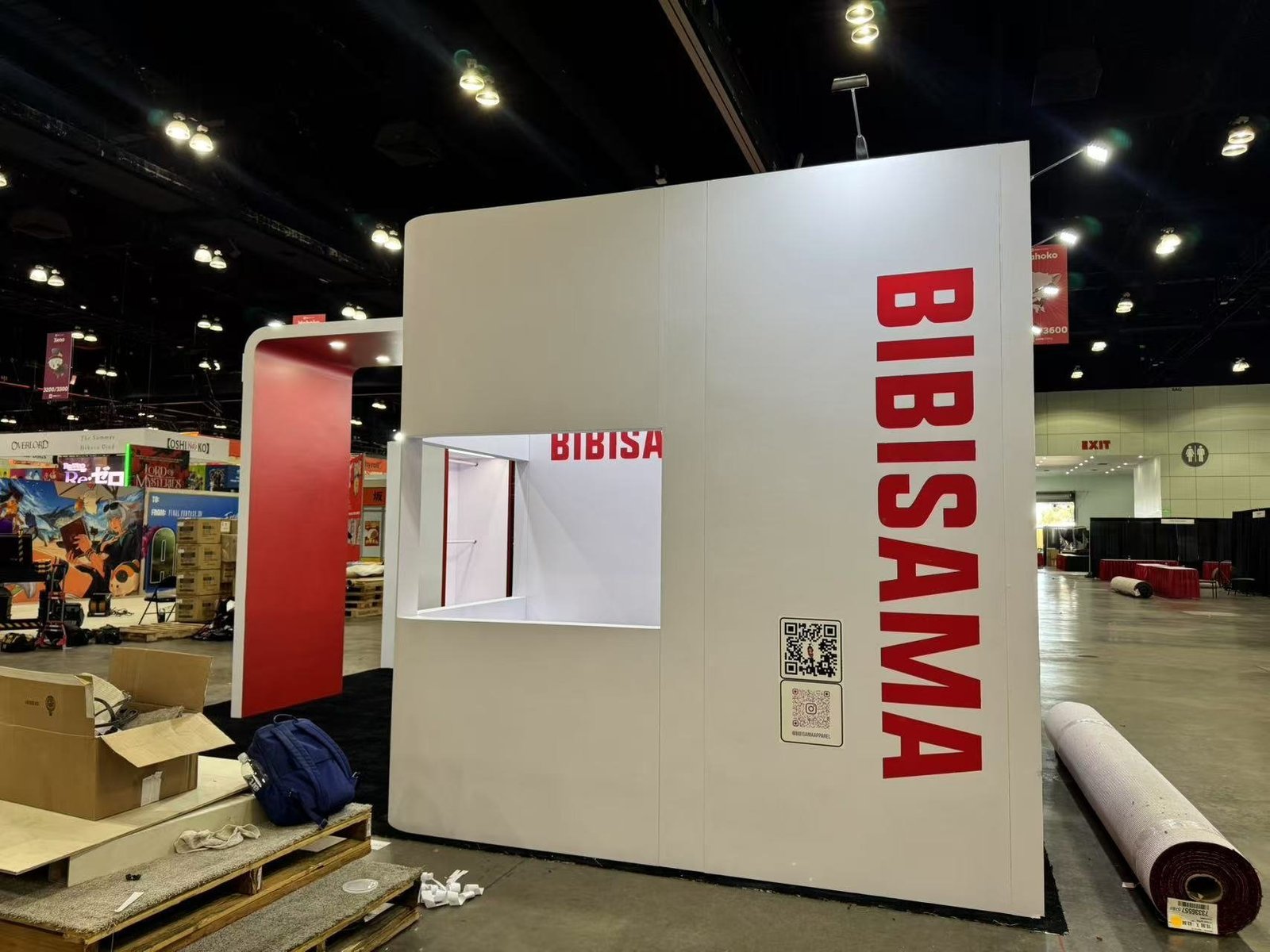 Bibisama 20x20 trade show booth at Anime Expo 2025