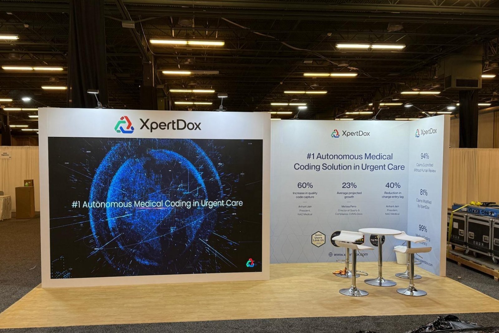 UCA Dallas 10x20 trade show booth at XpertDox 2025