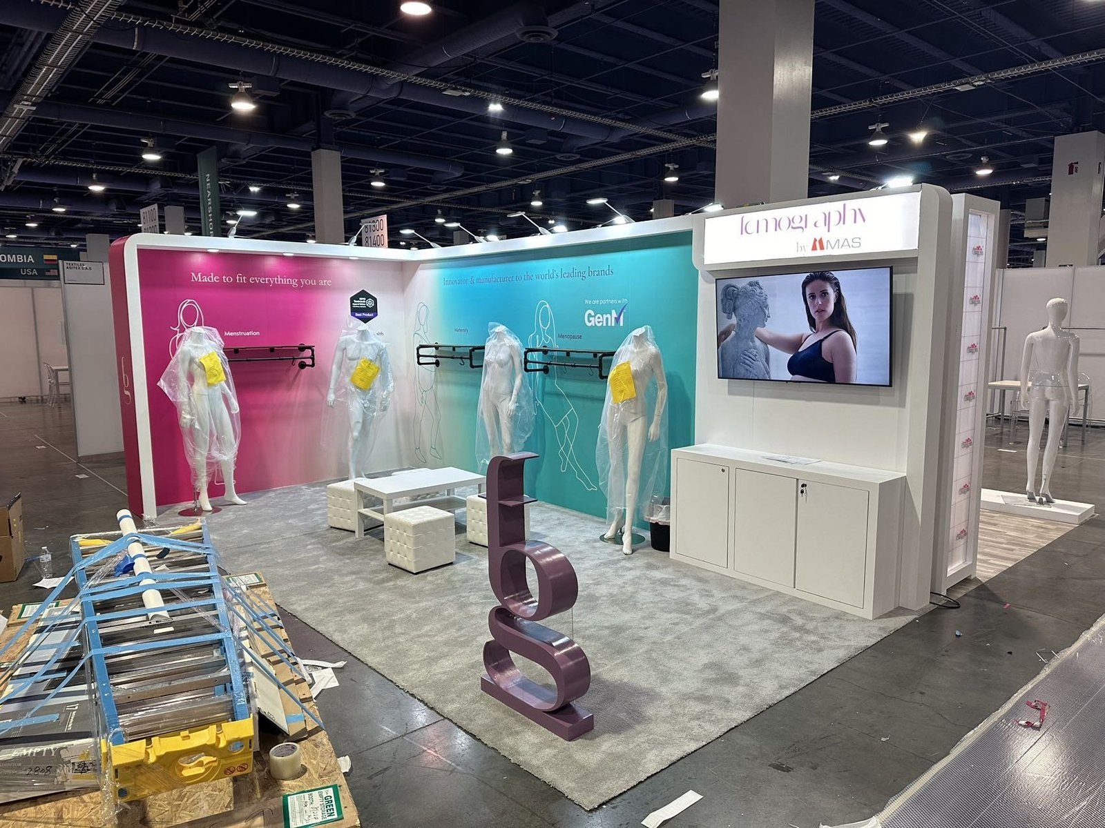 MAS 10'x20 trade show booth at Magic 2024