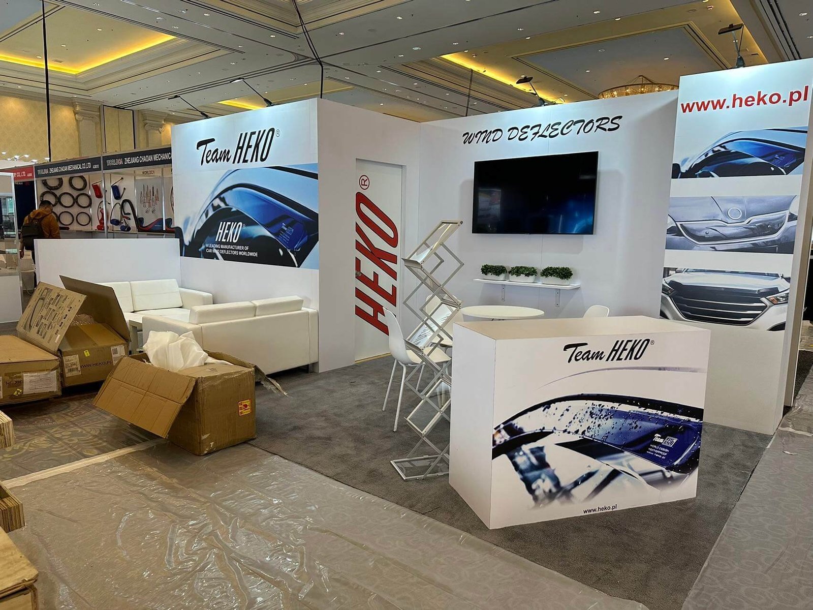 HEKO 10'x20 trade show booth at AAPEX2023