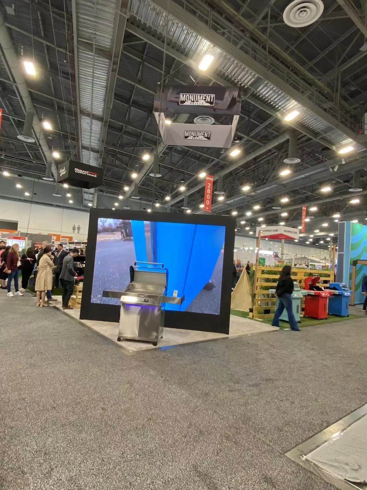 MONUMENT 30'x30 trade show booth at ′ NHS2024
