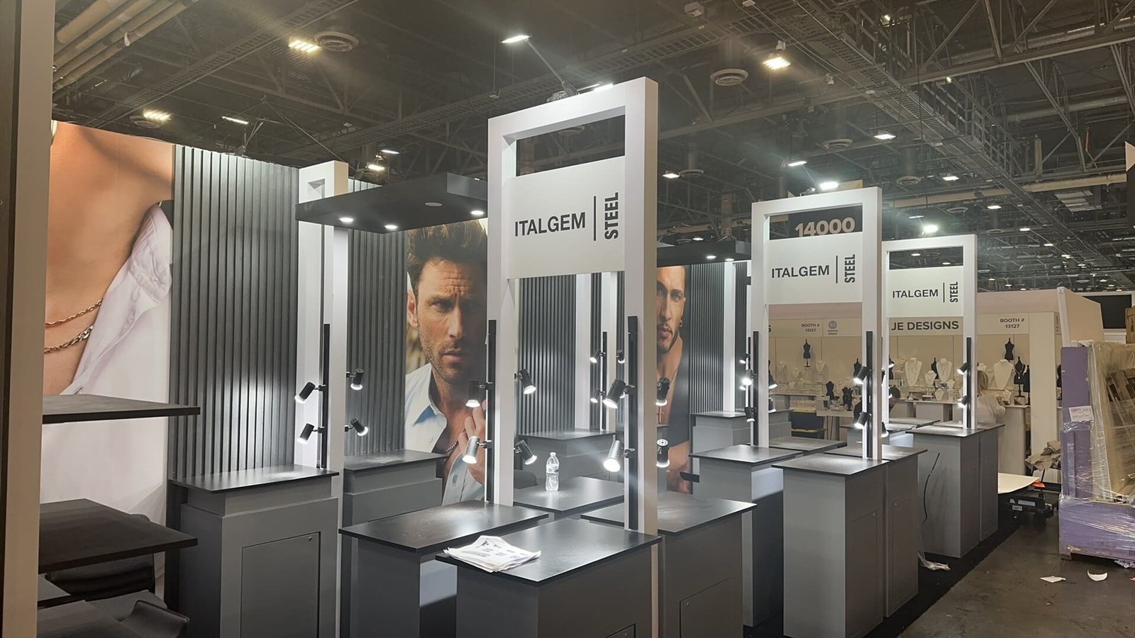 ITALGEM 10'x30 trade show booth at JCK2024