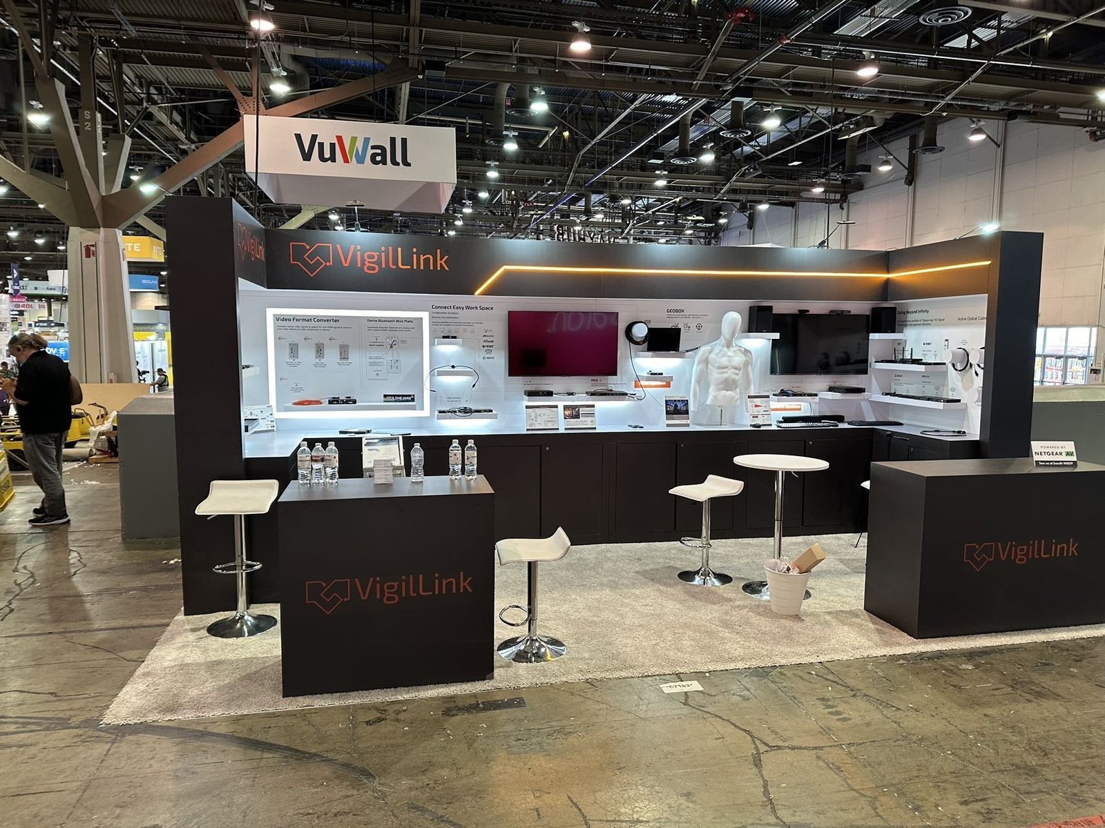 VigilLink 10'x20 trade show booth at InfoComm 2024