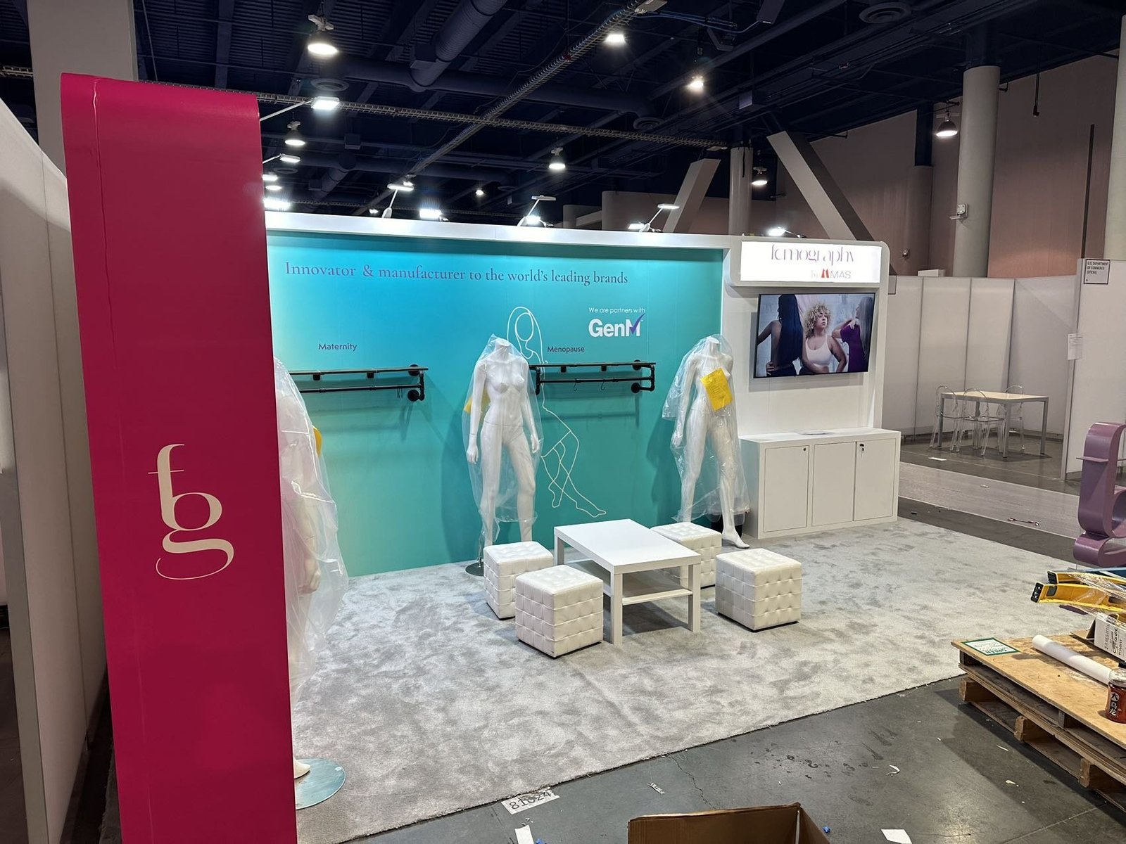 MAS 10'x20 trade show booth at Magic 2024