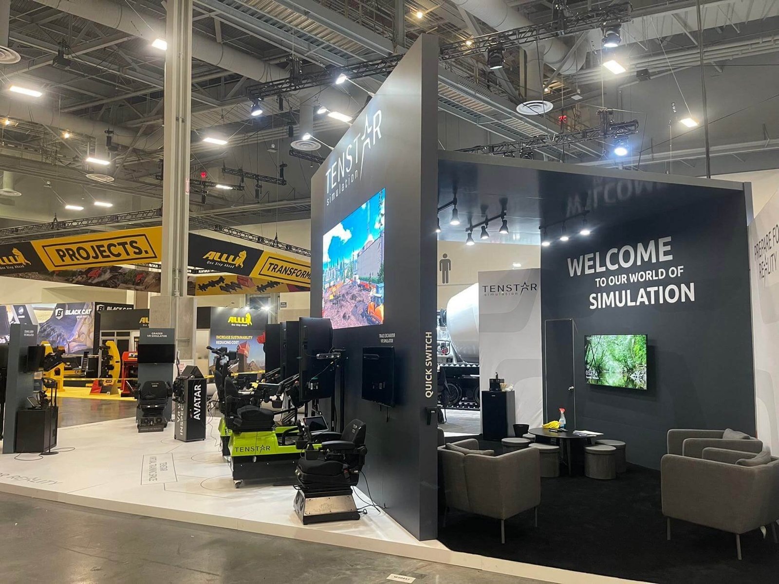 TENSTAR 20'x40 trade show booth at Conexpo2022