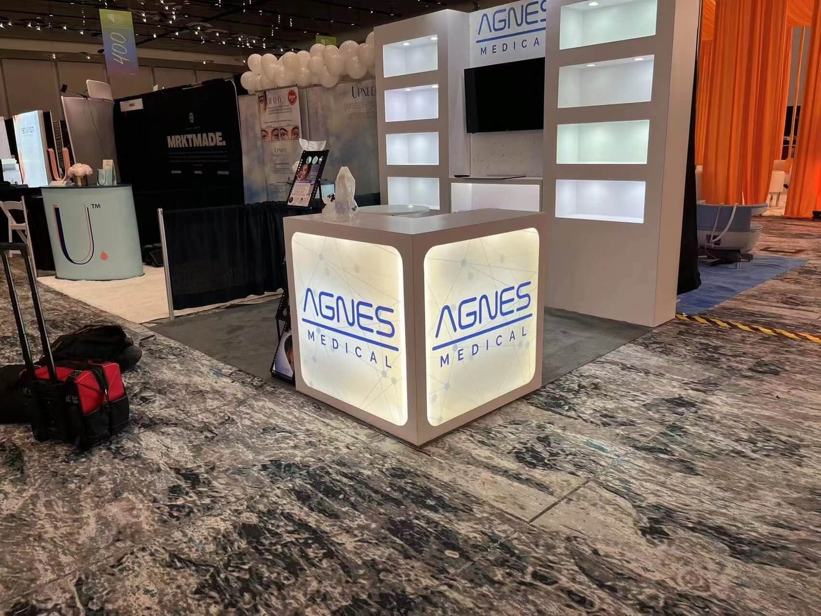 AGNES 2019 trade show booth at