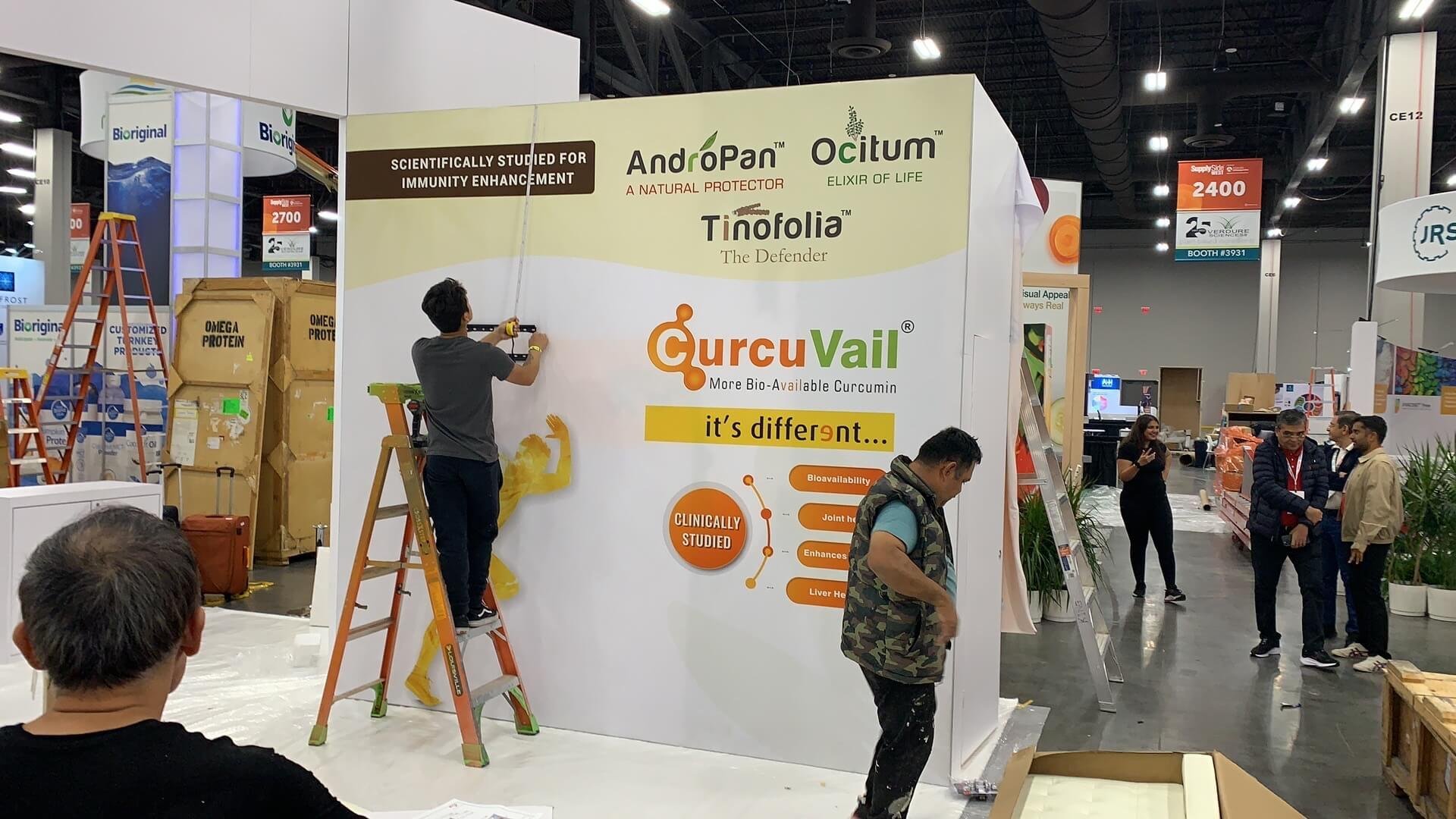 K. Patel 20'x20 trade show booth at SSW 2022
