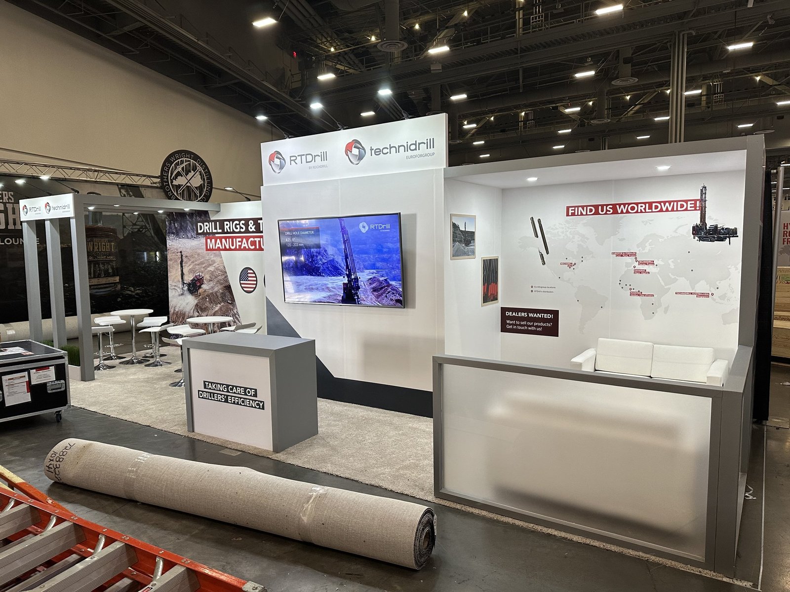 RTD RILL 10'x30 trade show booth at MINExpo 2024