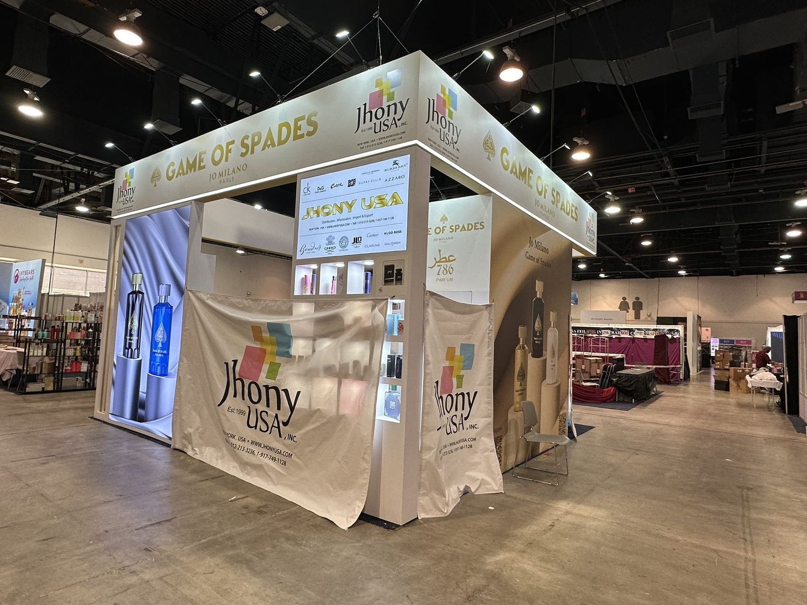 Jhony 20'x20 trade show booth at ASD 2024