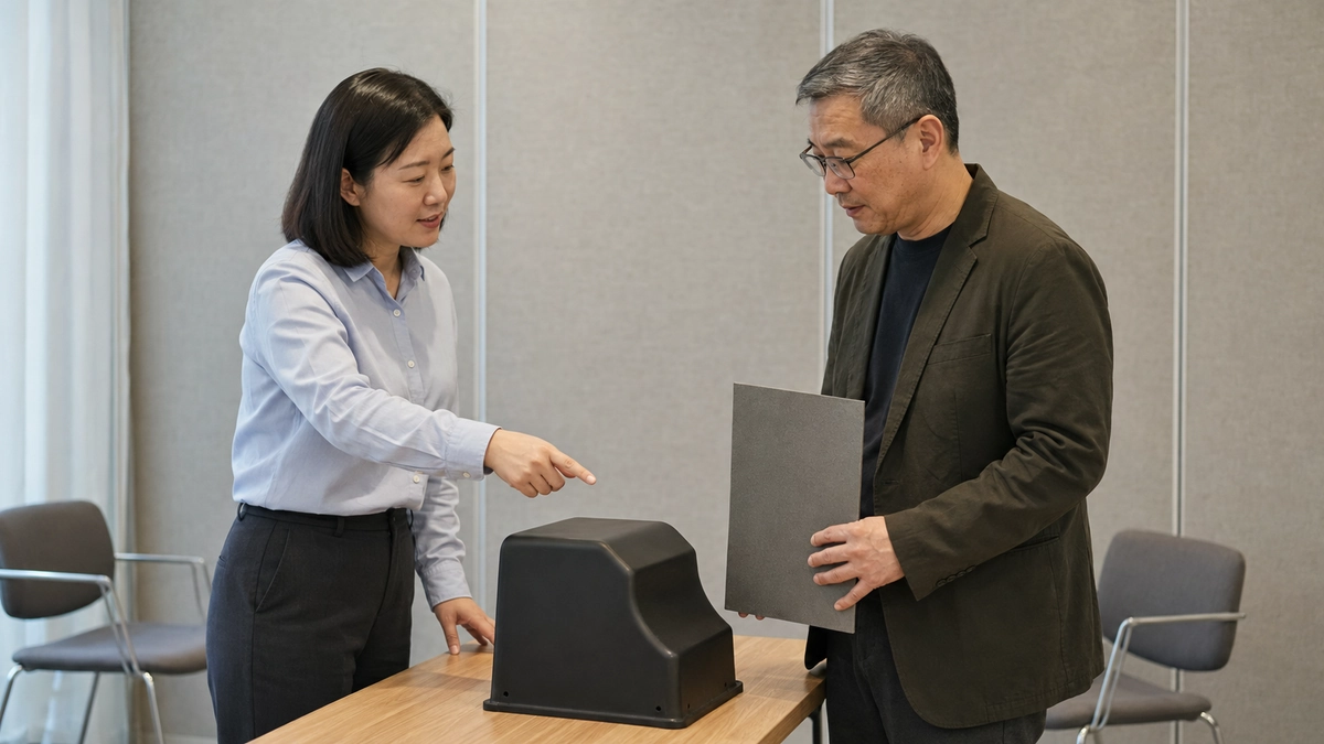 Illustrative discussion of molded composite housings and sample panels