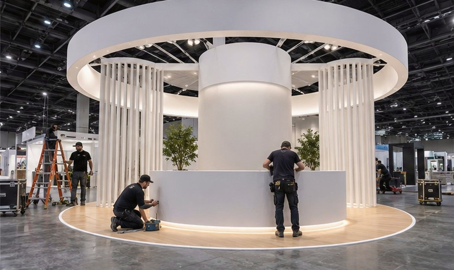 construction trade show booth rental trade show booth display image 5