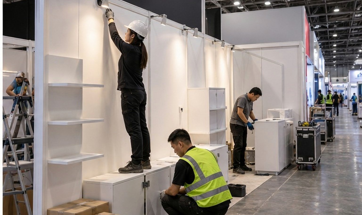 construction trade show booth rental trade show booth display image 8