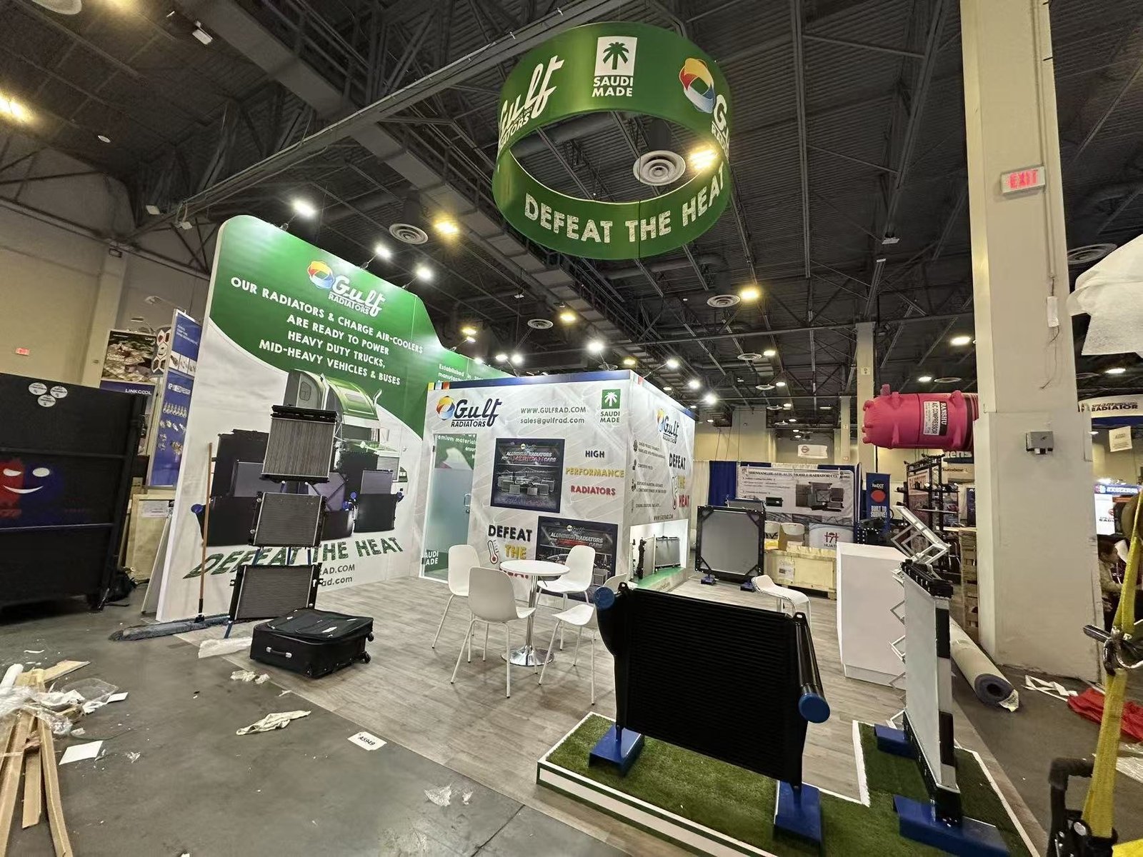 Gulf Radiators 20x20 AAPEX 2025 trade show booth display