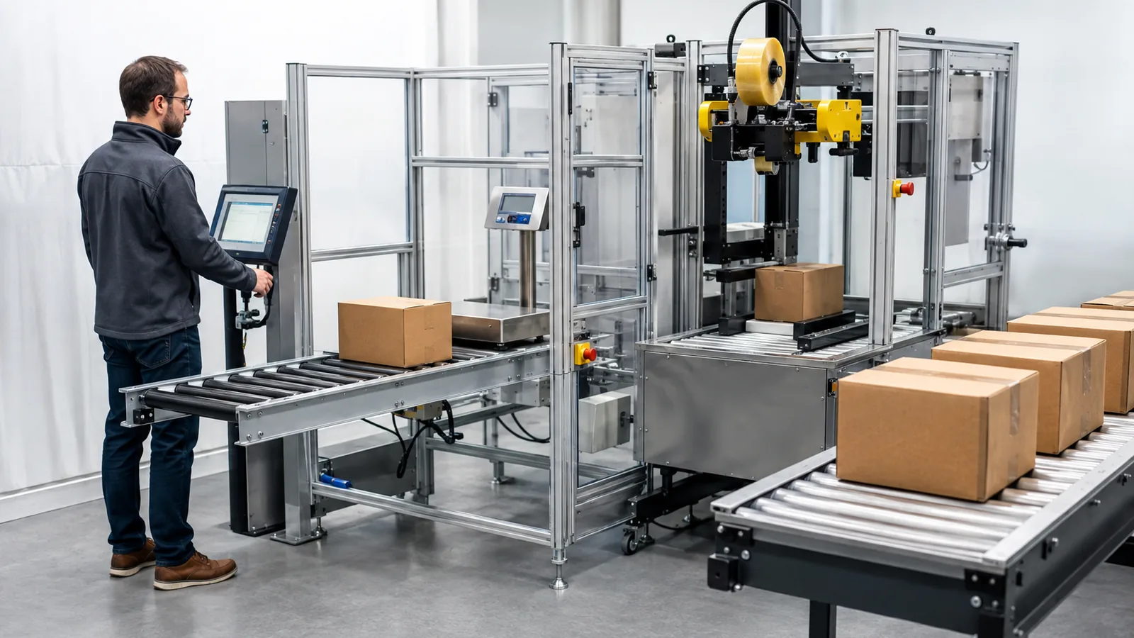 Controlled fulfillment automation workflow with cartons on conveyors