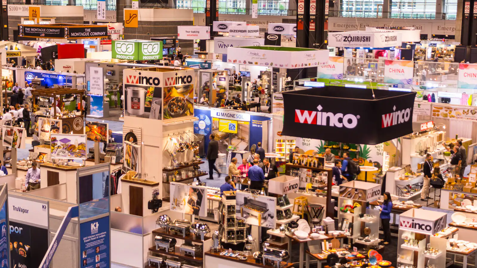 Exhibition floor at the 2017 National Restaurant Association Show in Chicago