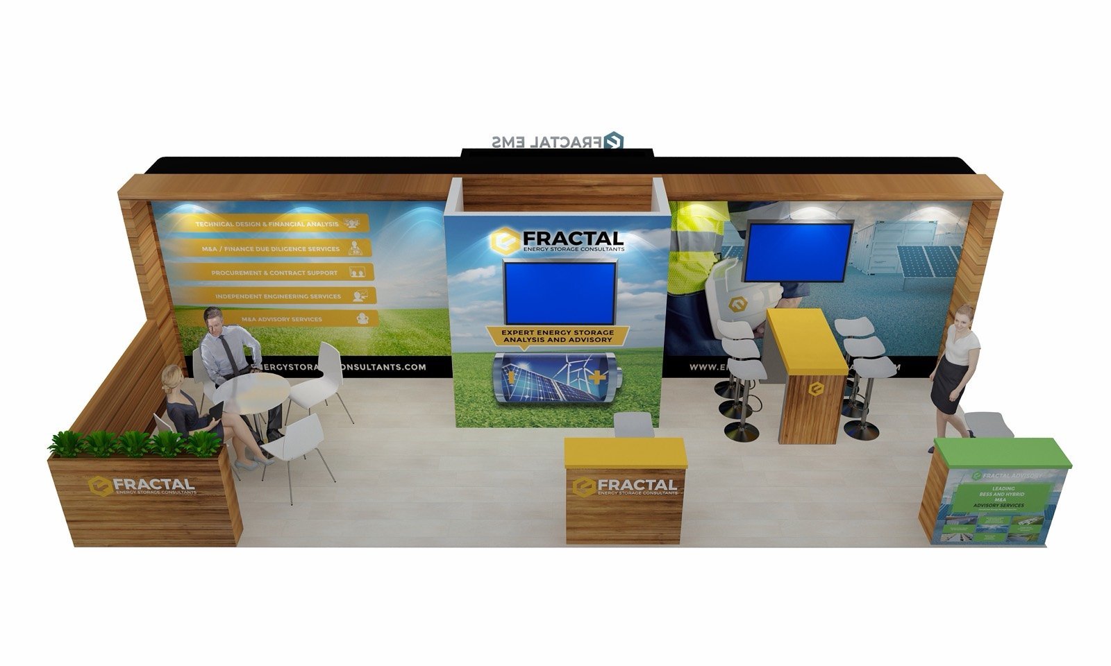 FBA 10x30 trade show booth display at Cleanpower 2025