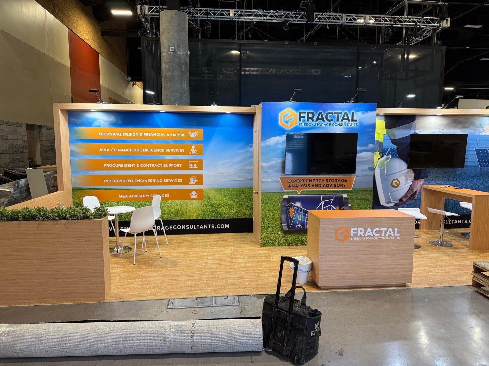 FBA 10x30 trade show booth display at Cleanpower 2025