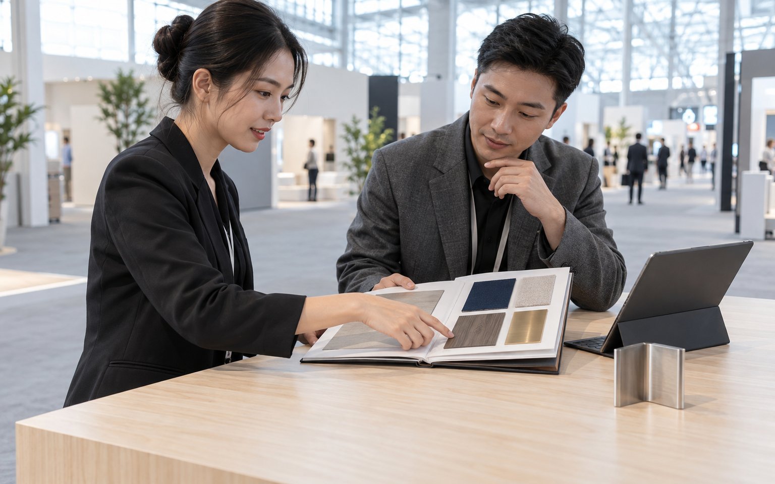 Chinese exhibit design coordination team