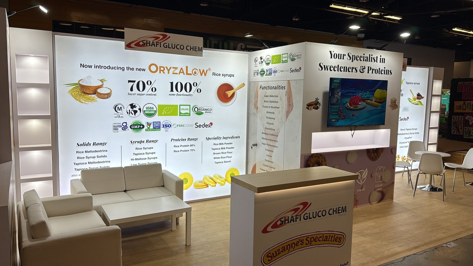 Suzannes Specialties 10x30 NPE 2025 trade show booth display