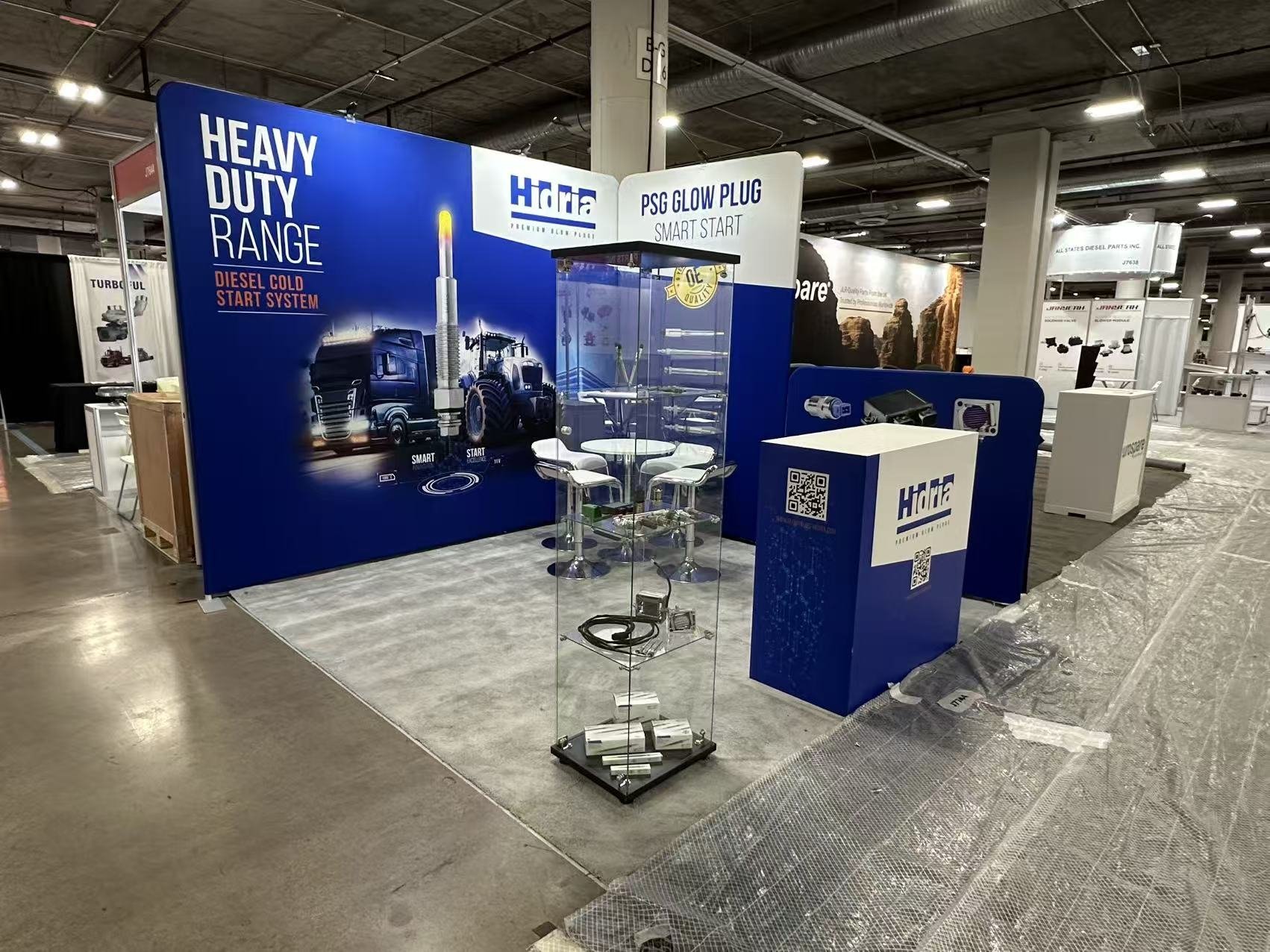 HIDRIA 10x10 AAPEX 2025 trade show booth display