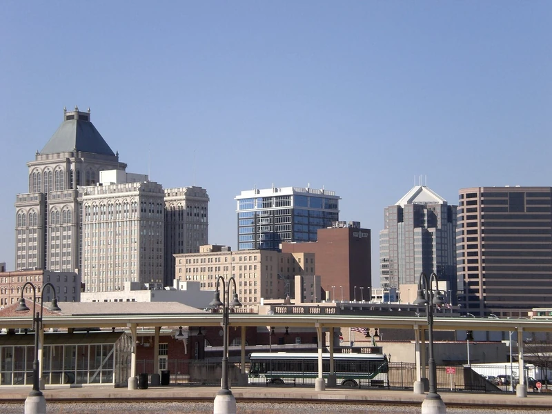 Greensboro skyline, North Carolina