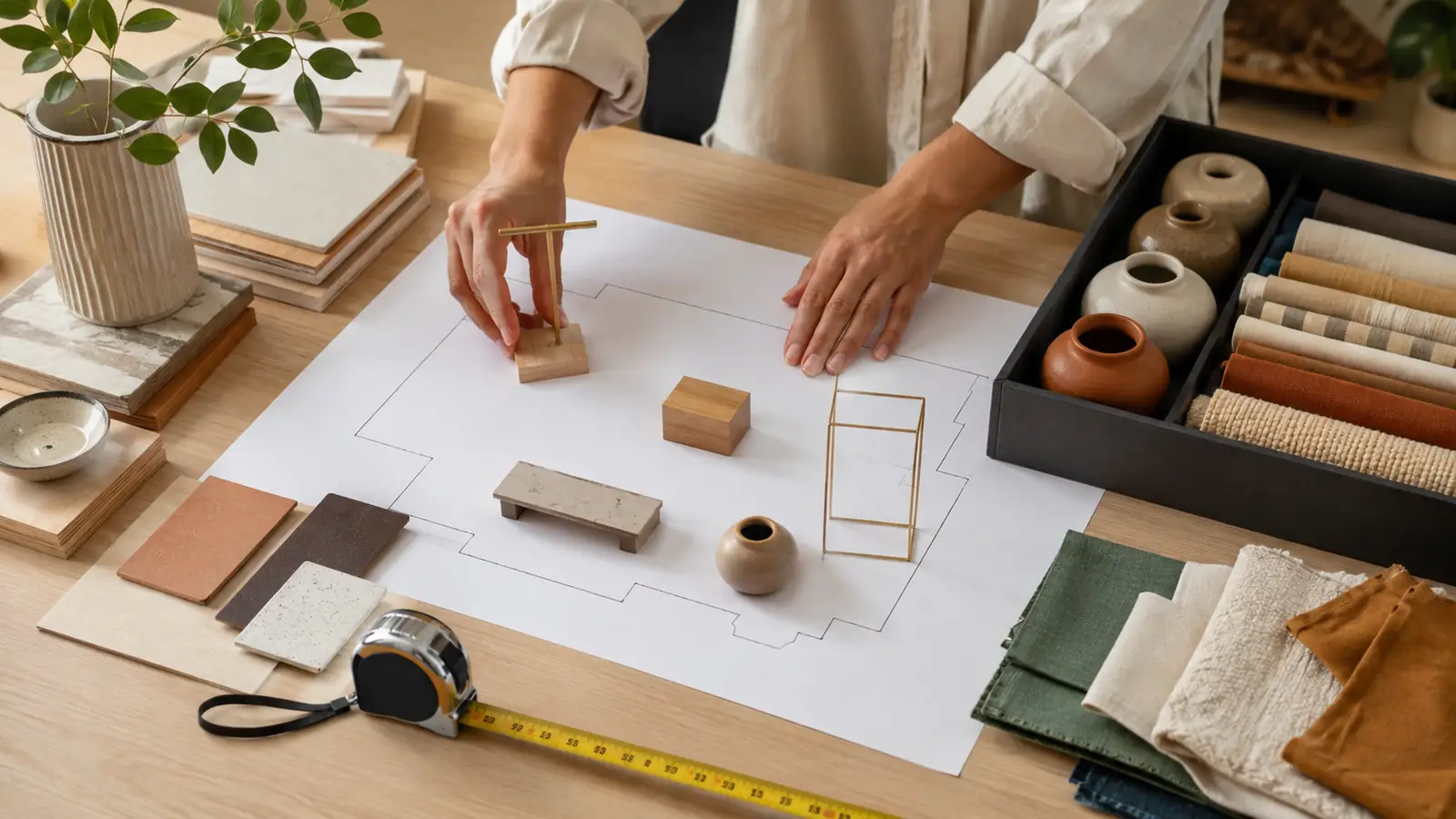 Accepted-maker display planning with footprint, fixtures and inventory