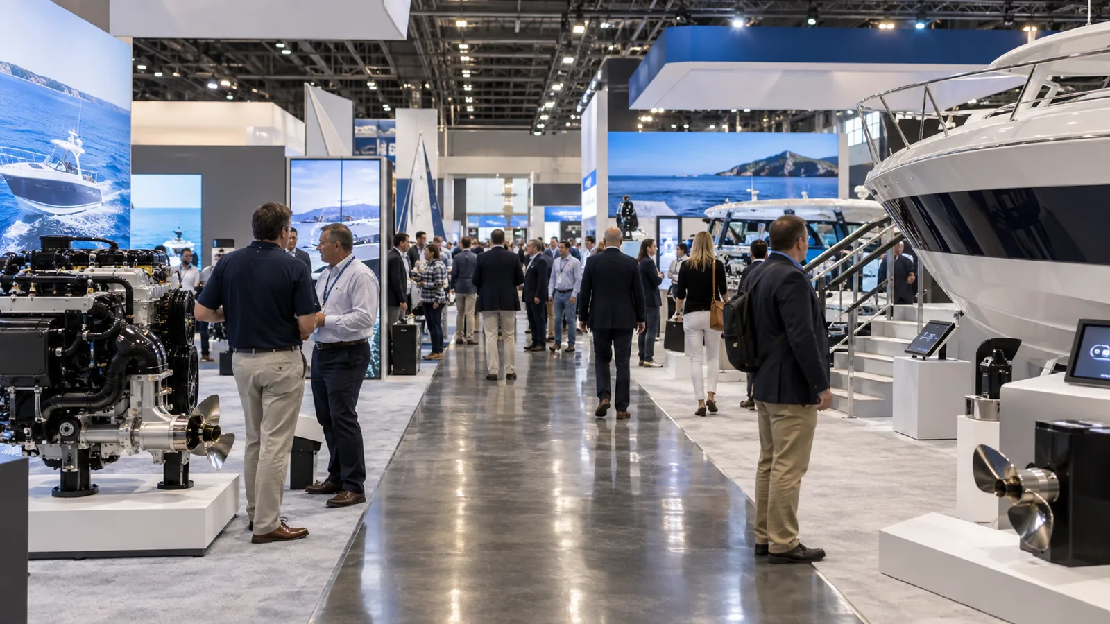 marine equipment display booth