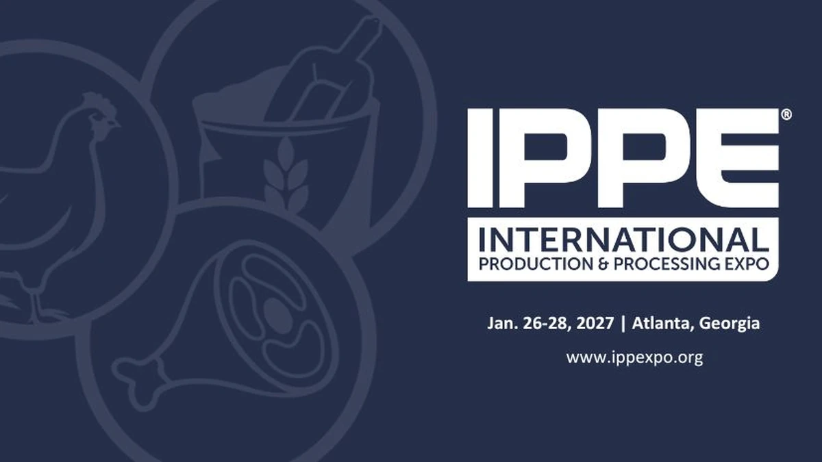 IPPE 2027 official event graphic with Atlanta dates