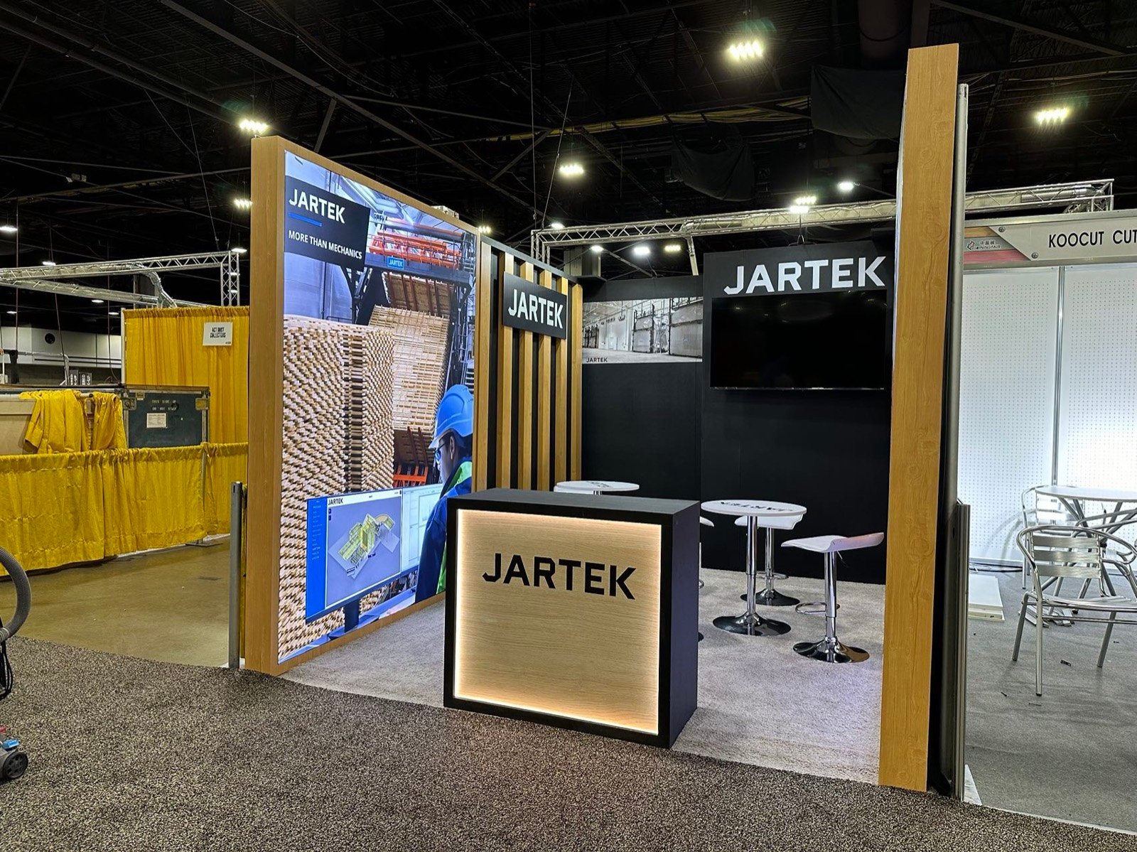 JARTEK 10x15 trade show booth display at IWF show 2024